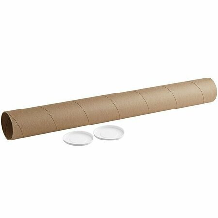 LAVEX 5'' x 48'' Kraft Heavy-Duty Mailing Tube, 15PK 442KMTHD5X48